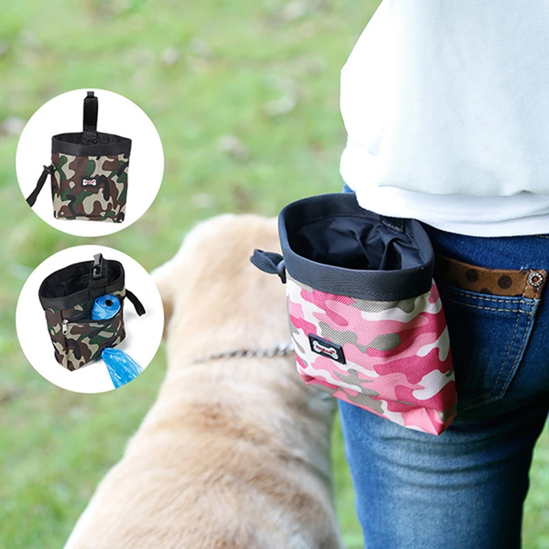 Portable Detachable Dog Training Treat Bags Doggie Pet Feed Pocket