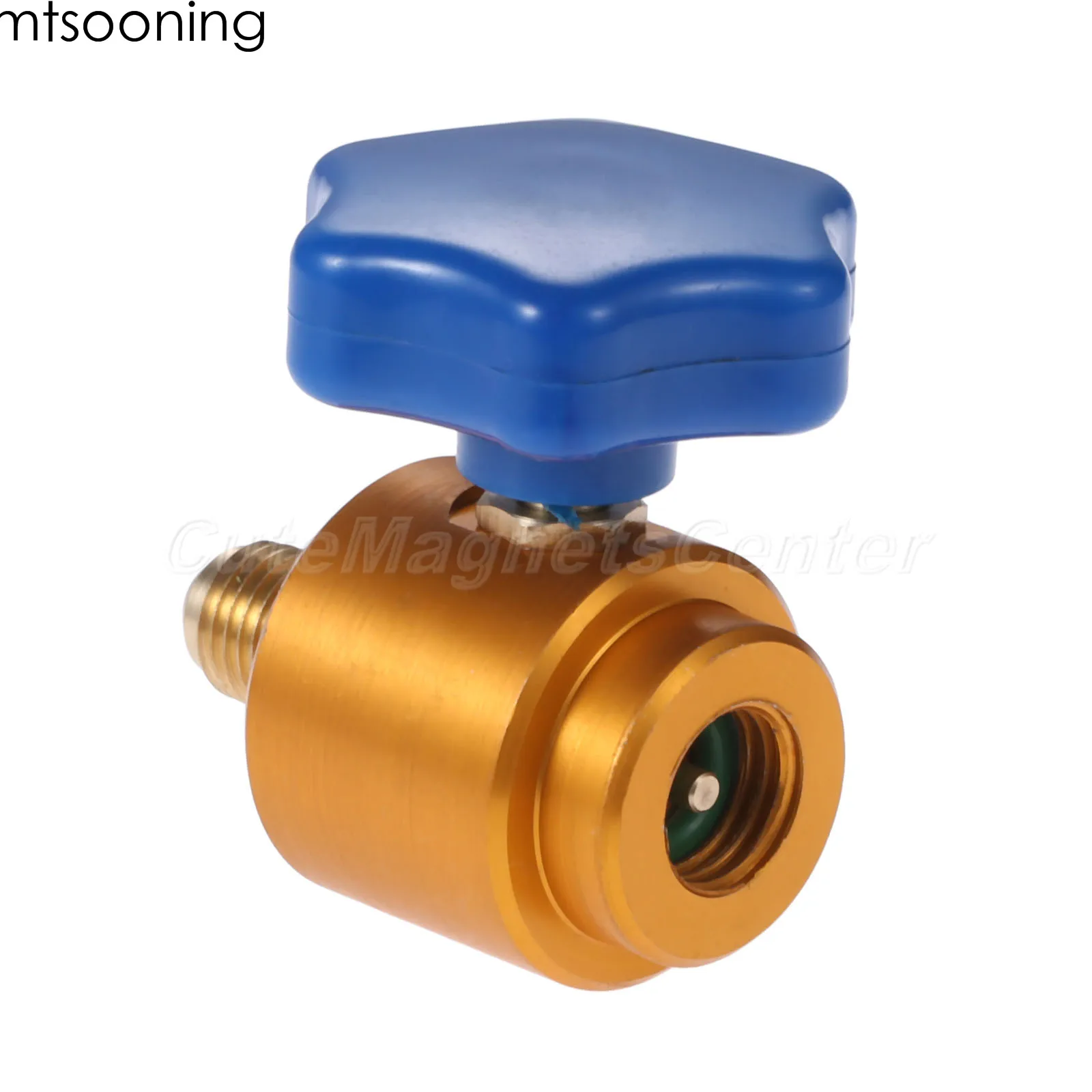 Mtsooning R134a самозапечатываемый кран-букса Depressor 1/2 &quotACME Female x 1/4&quot SAE Male | Автомобили и