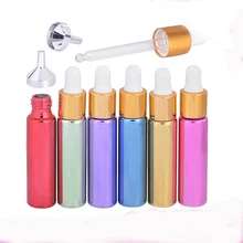 MUB-6 шт 10 мл капельница эссенция жидкое масло бутылка Удобная Косметика эфирное масло бутылка Высококачественный УФ стеклянный флакон для духов
