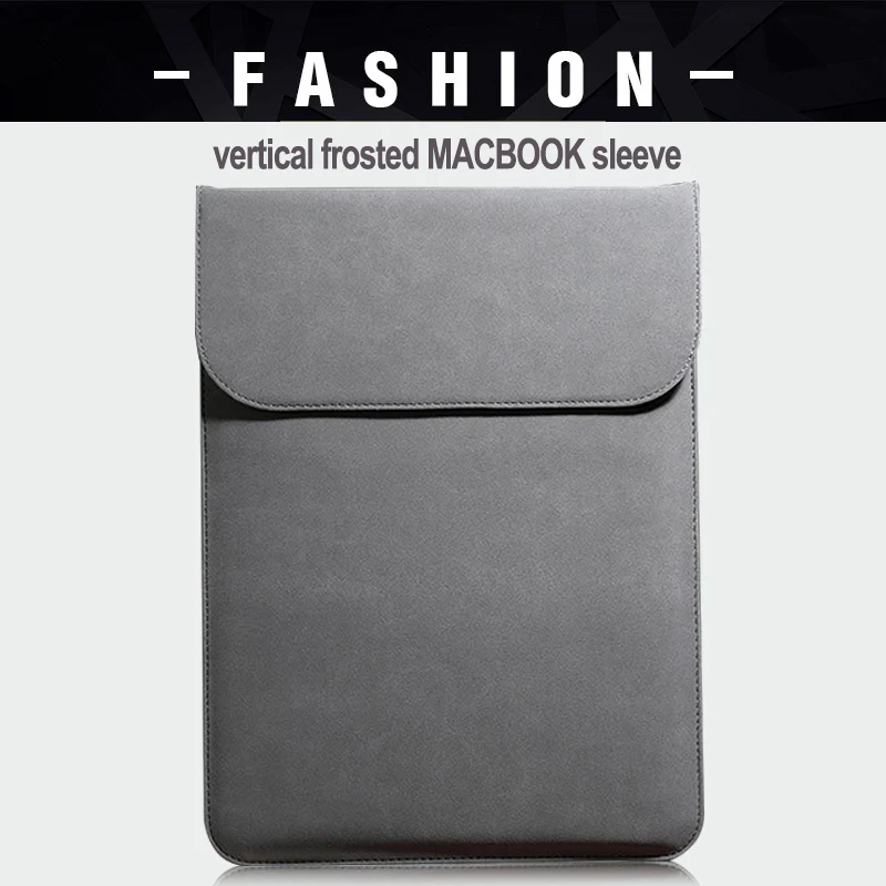 

PU Leather Sleeve/Bag For Macbook Air Retina 11 12 15.4 New Pro 13 15 Touch Bar Notebook Case For Xiaomi 13.3 15.6 Scrub