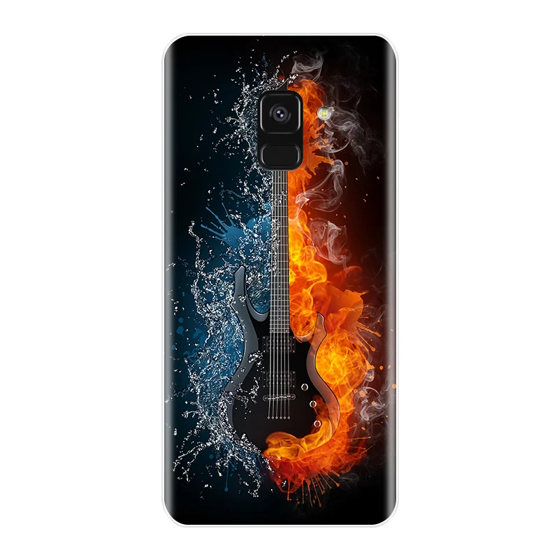 Чехол для телефона для samsung Galaxy A3 A5 A7, мягкий силиконовый чехол из ТПУ с милым котиком, нарисованная задняя крышка для samsung A6 A8 Plus чехол - Цвет: No.13