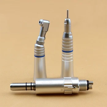 

4 hole Dental Low Speed Trubine Handpiece Contra Angle Straight Cone Air Motor EX-203
