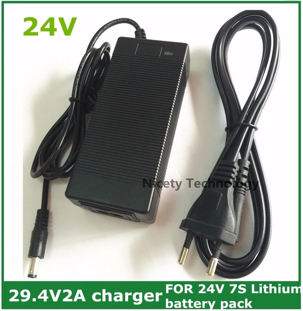 Corée - Chargeur De Batterie Au Lithium Li-ion 24v Série 7 29.4v