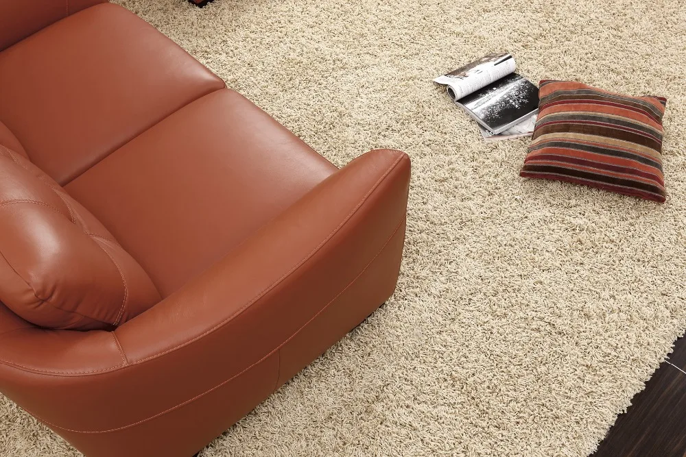 بقرة حقيقية/حقيقية الجلود مجموعة أريكة غرفة المعيشة أريكة قطاعات/ركن 2 + 3 مقاعد أريكة مجموعة أثاث المنزل أريكة الحديثة