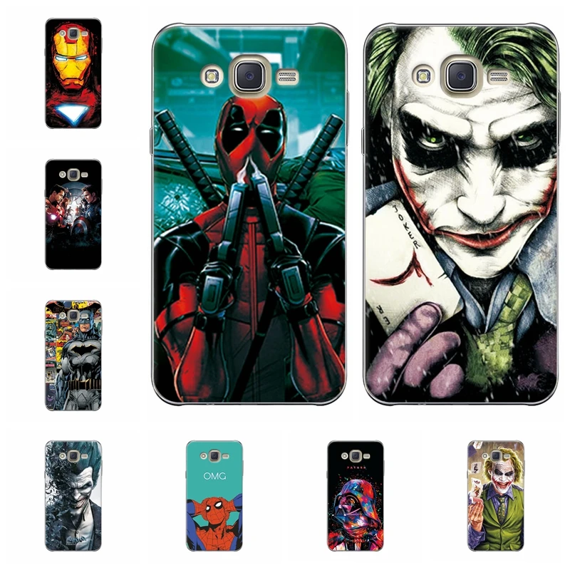 Очаровательный чехол для телефона Marvel Hero Captain America Samsung Galaxy J7 Neo Iron Man из мягкого ТПУ