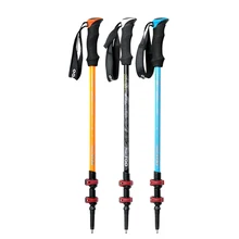 2 шт. Сверхлегкая уличная регулируемая алюминиевая походная Треккинговая палка альпеншток альпинистская Лыжная Треккинговая палки для пешего туризма