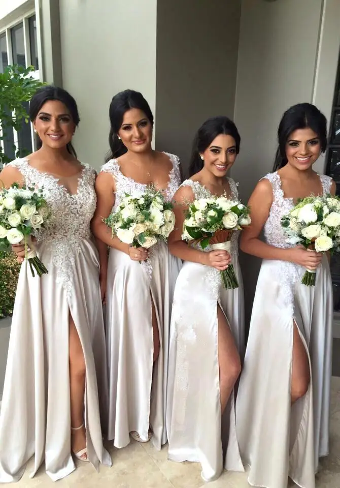 champagne bridesmaid