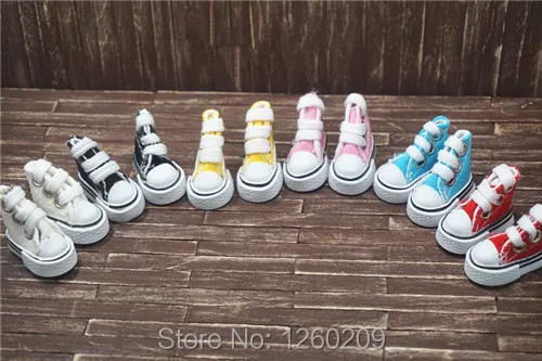 

Lovely 3.5cm Doll Canvas shoes blythe Sneakers azone shoes BJD canvas shoes (suitable for blyth, Pullip, azone,BJD )