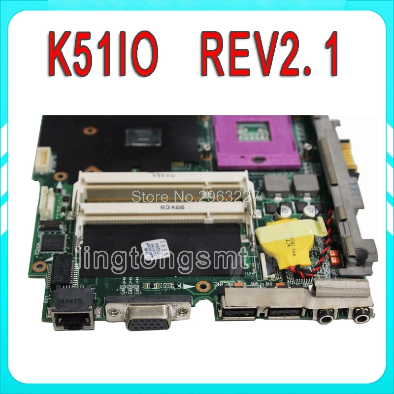 K51IO اللوحة REV: 2.1 ل ASUS K51IO X66IC K61IC K70IO اللوحة المحمول K51IO اللوحة K51IO اللوحة اختبار 100% موافق K51IO اللوحة REV: 2.1 ل ASUS K51IO X66IC K61IC K70IO اللوحة المحمول K51IO اللوحة K51IO اللوحة اختبار 100% موافق
