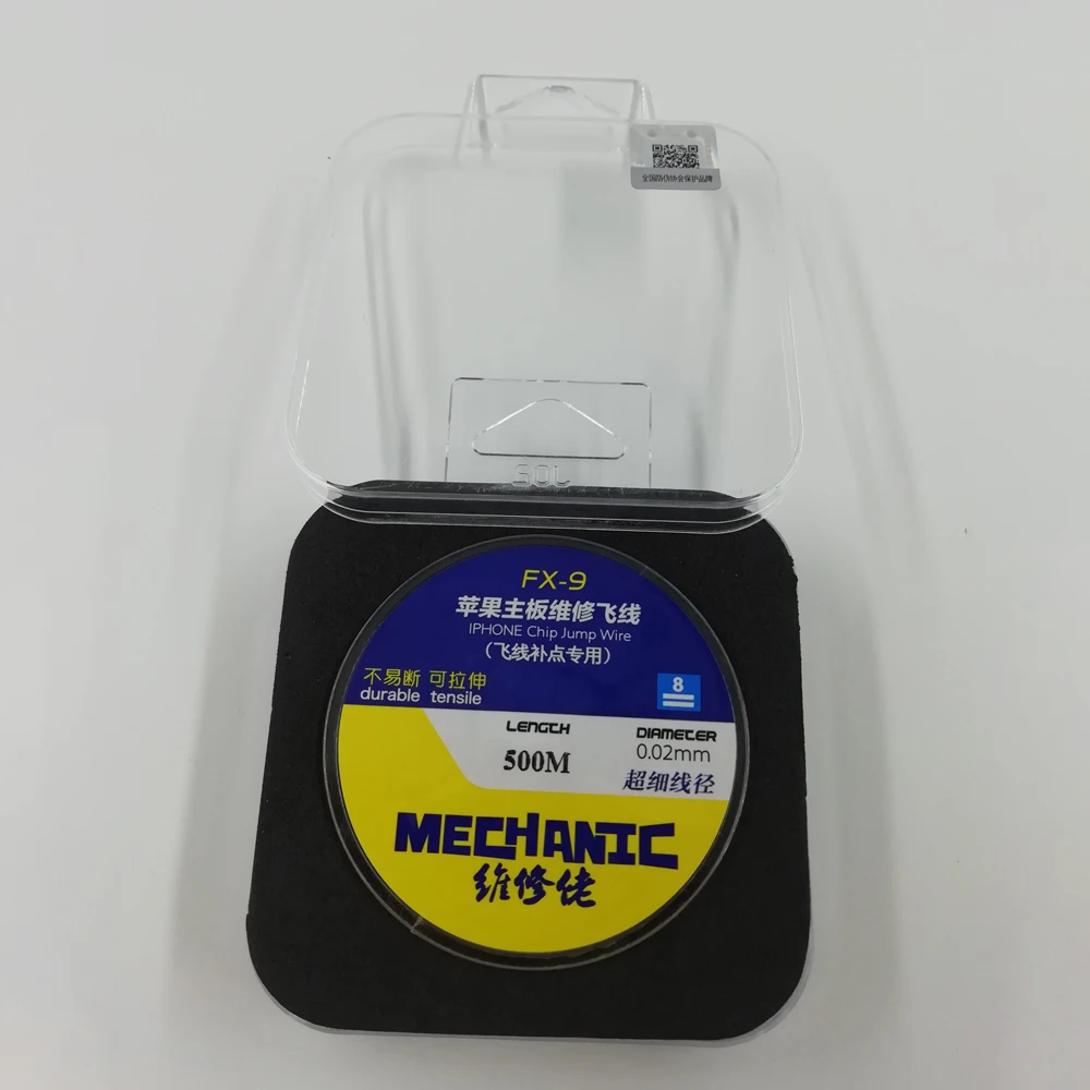 MECHANIC FX-9 500M Mobile Phone Motherboard Maintenance Fly line PCB Board Repairing Link Wire 0.01/0.02mm Pure Copper Wire MECHANIC FX-9 500M Mobile Phone Motherboard Maintenance Fly line PCB Board Repairing Link Wire 0.01/0.02mm Pure Copper Wire