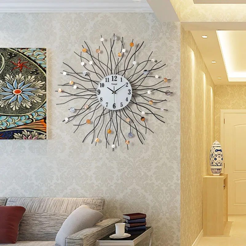

Trend Simple Creative Clock Living Room Decoration Modern Fashion Individual Clock Art Clock Household Wall Clock