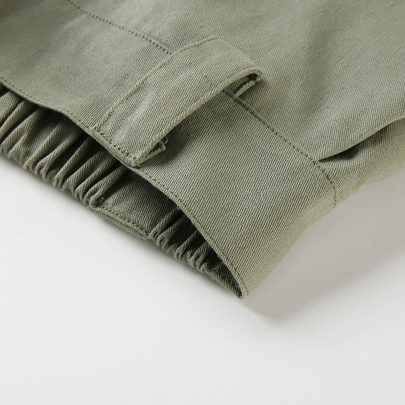 Weekeep с модными карманами; штаны в стиле пэчворк Для женщин Высокая Талия свободные брюки-карго уличная весенне-осенние брюки-карандаш брюки