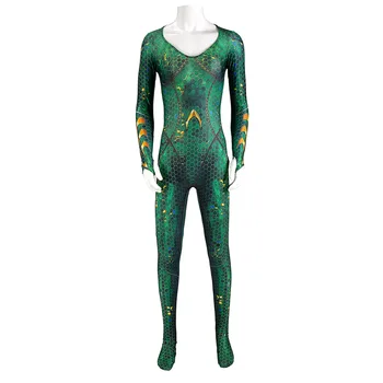 

Quinn Mera Cosplay Costume High Quality 3D Print Queen Mera Justice League Costumes Zentai Catsuit Aquaman Superhero Bodysuit