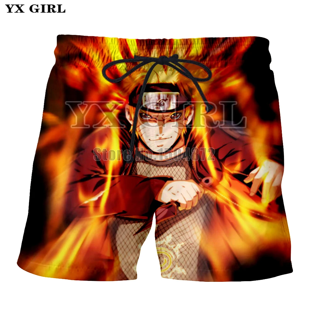 YX Girl New Fashion Anime Shorts 3d Printed Naruto Summer Short For Men Women Cool Casual Shorts Beach Shorts Trousers Fitness YX Girl New Fashion Anime Shorts 3d Printed Naruto Summer Short For Men Women Cool Casual Shorts Beach Shorts Trousers Fitness