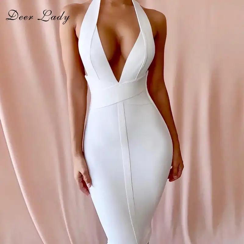 backless bandage dress