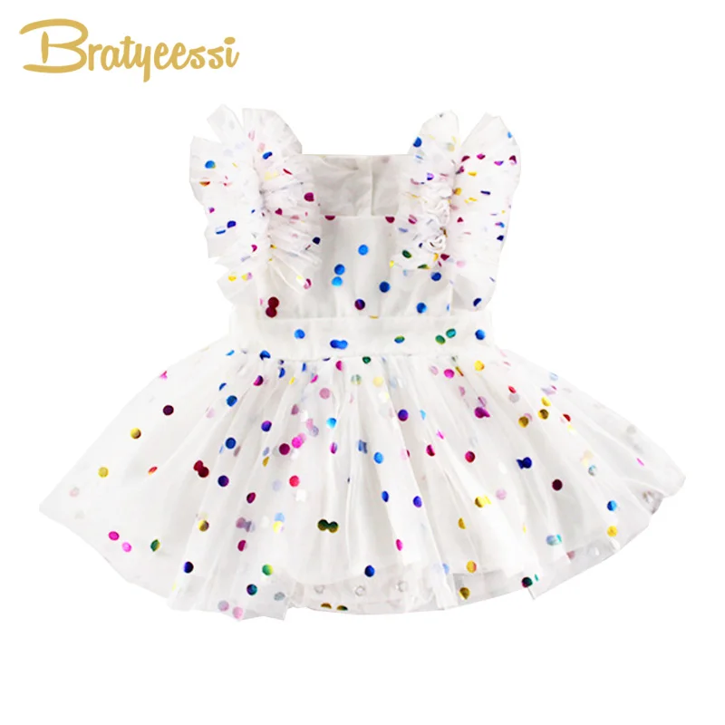 

Sweet Baby Summer Dress for Girls Birthday Party Princess Dresses Kids Clothes Tulle Toddler Girl Dress