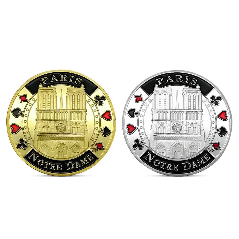 

Notre Dame de Paris Commemorative Coin Collection Gift Souvenir Art Metal Antiqu #710
