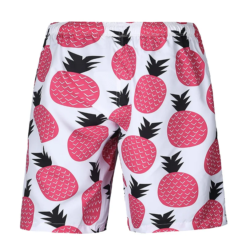 Seller Summer Men's Board Shorts Quick Dry Mens Swim Shorts Surf Swimwear Beach Short Male Athletic Running Gym Pants With Mesh Liner