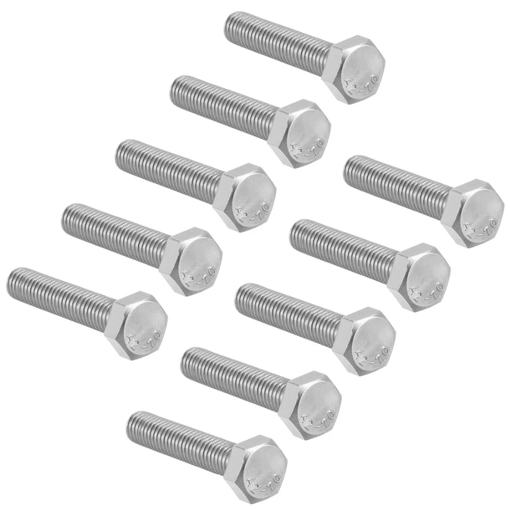 no logo Screw Nut 25 Pieces 304 Stainless Steel Wing Nuts Butterfly Nuts M6 Metic Threaded