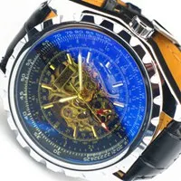 Winner mens watches top brand luxury Full Steel Skeleton Automatic Mechanical Watch men relojes clock men Relogio Masculino