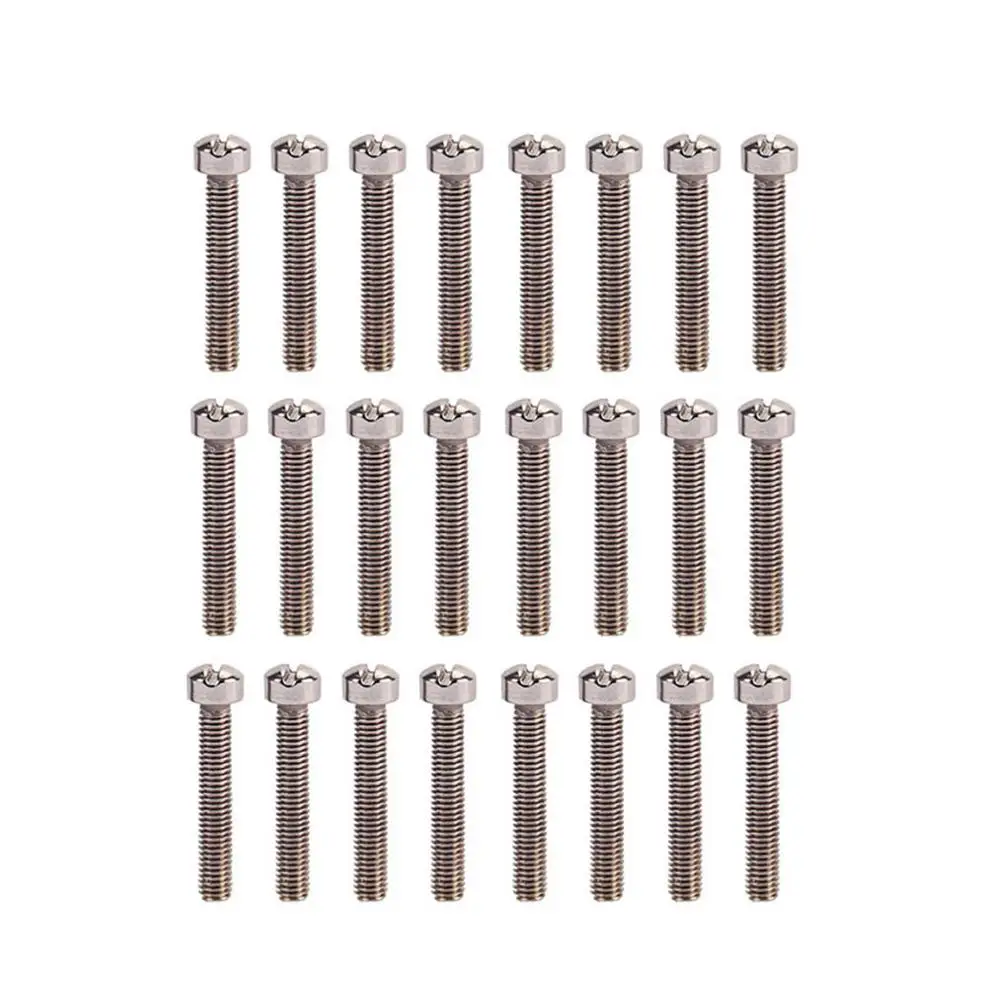 

24Pcs Dual Coil Humbucker Pickups Pole Screws Set Electric Guitar Accessories