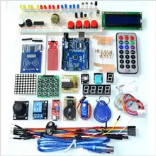 Обновленная расширенная версия стартовый набор RFID Обучающий набор LCD 1602 для Arduino UNO R3