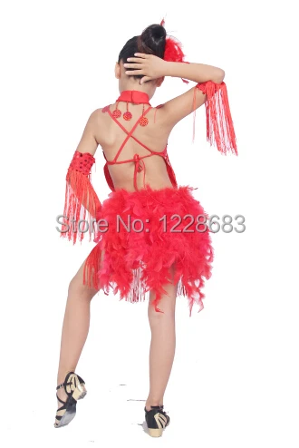 Vestito Con Frange E Paillettes Per Bambina – Abito Da Ballo Latino, Jazz, Hip Hop E Tango, Perfetto Per Carnevale E Spettacoli