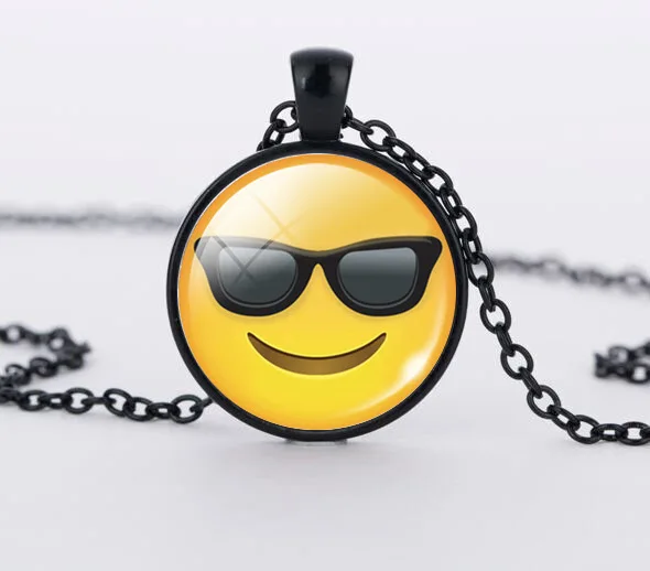2016 Emoji Picture Statement Chain Necklace Fashion Emoticons Collar
