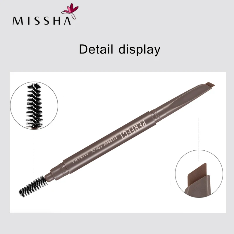 Стайлер для бровей MISSHA стойкая краска Водостойкий карандаш 3 цвета на