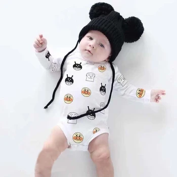 

2020 Bread superman print Baby Bodysuit Cotton Long Sleeve autumn Baby Boys onesie Girls newborn jumpsuit infant Baby Clothing