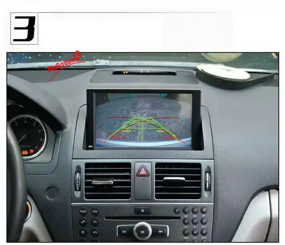 Android 9 0 32g Автомобильный Радио dvd плеер GPS навигация для Mercedes Benz C klasse w204 2007 2011