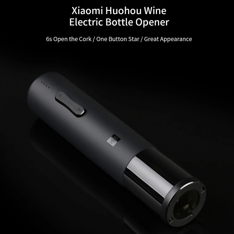 Горячая Xiaomi Mijia Huohou автоматическая открывалка для бутылок красного вина Электрический штопор фольга резак пробковый инструмент для Xiaomi умный дом наборы