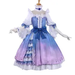 Лидер продаж VOCALOID vsinger Luo Tianyi платье для вальса косплэй костюм девушка красивое платье карнавальное платье «лолита»