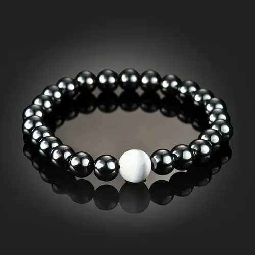 

Black Lose Weight Opal Magnetite Magnetic Bracelet Balance Beads Natural Stone Bracelet For Women Girl Men Jewelry