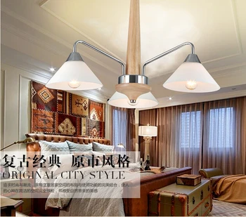 

Contemporary contracted Fashion creative restaurant wood droplight Bedroom living room pendant lights