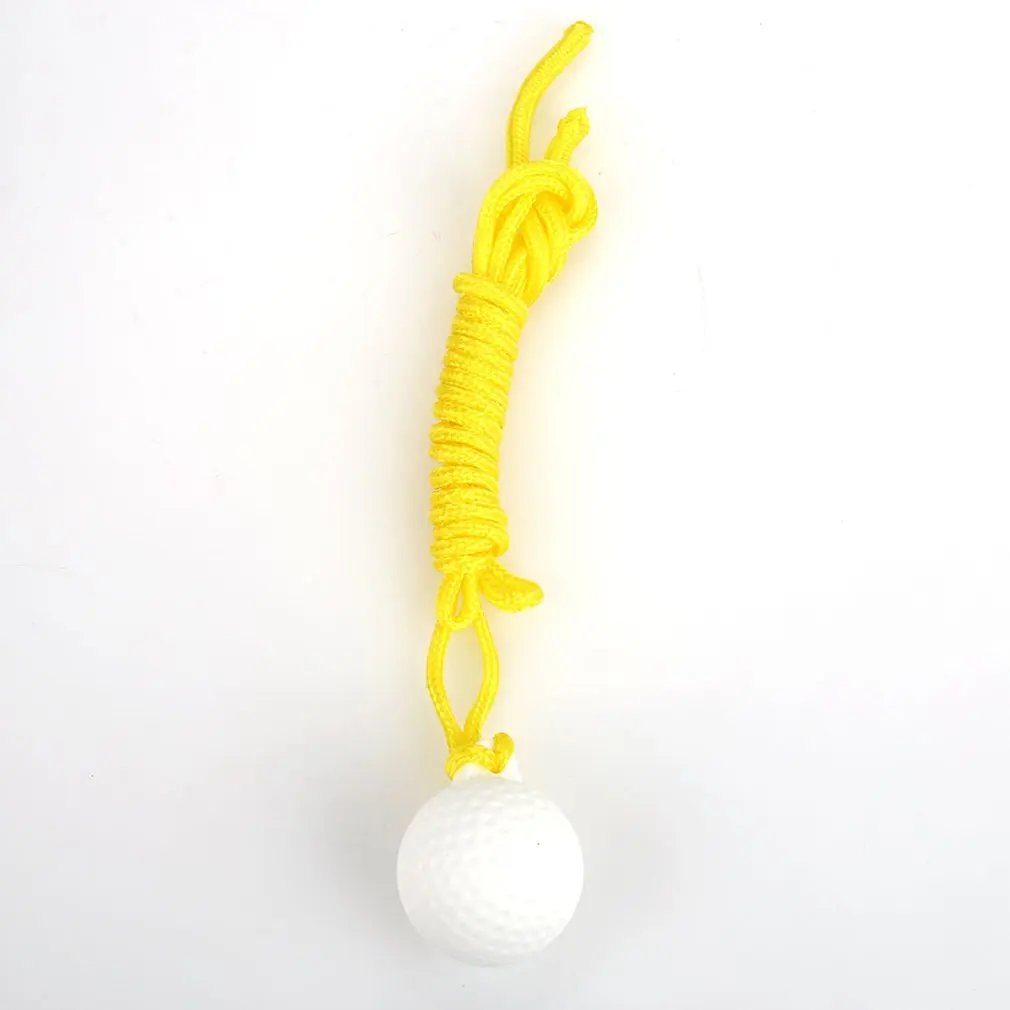 Спортивные Гольф Пластик практика мяч для гольфа тренировочные мячи с Сталь веревка учебные пособия для гольфа Аксессуары для гольфа