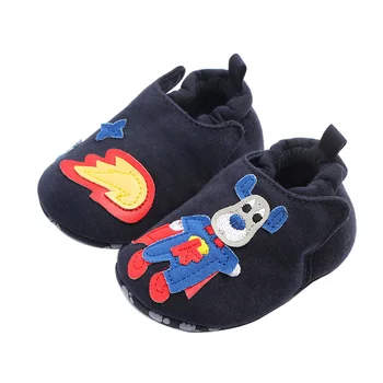 

Newborn Baby Girl Boy Shoes Cotton First Walkers Cartoon Print Soft Soled Non-slip Footwear Baby Shoes Christmas Gift hot