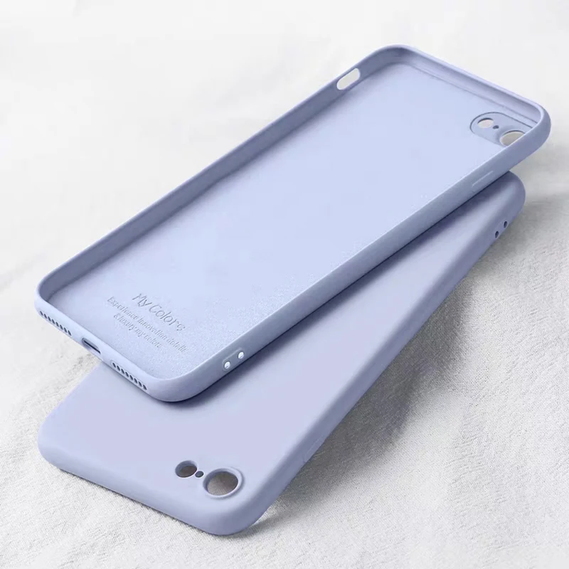 

Soft Matte Color Case For iPhone X XS MAX XR Case Silicon Back Cover For Apple iPhone 7 8 6 6S Plus Cover Full Protective Shell