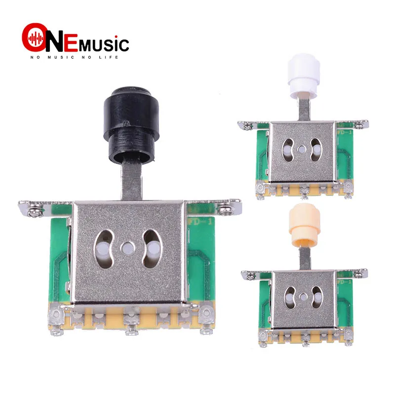 

3pcs Guitar 3 WAY PICKUP SELECTOR SWITCH FOR FD STRAT replacement with Black/White/Cream Tip