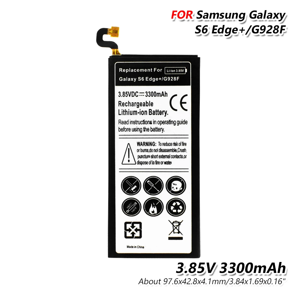 3 85 V 3800 мАч литиевая батарея для телефона Samsung GALAXY S6 edge Plus G9280 G928F G928A G928P G928T G928V G928S