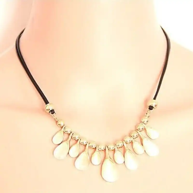 Женское Ожерелье с опалом и цветами|chain necklace|necklace flowernecklace chain |
