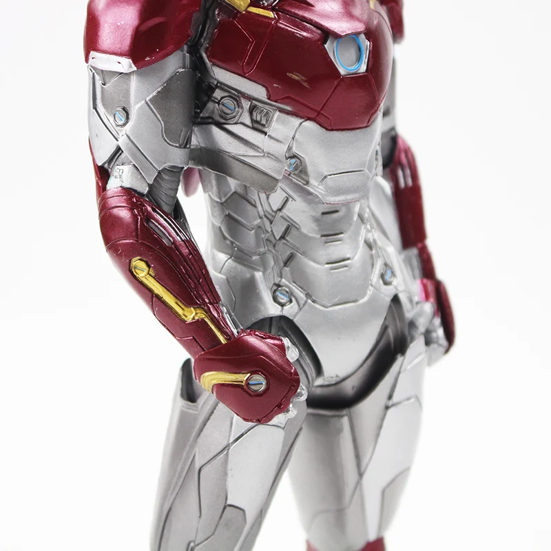 26cm New Hot Toy Avengers Super Hero Mk47 Iron Man Movie Figurine PVC Action Figure Model Collection Toys Doll For Kids Gift