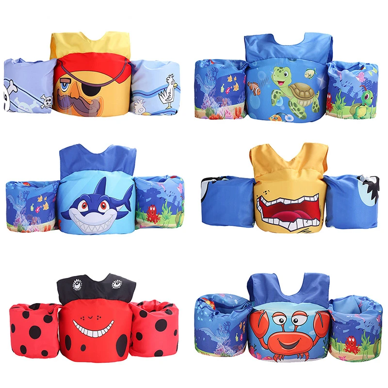 Cartoon Puddle Jumper Child Life Jacket Swimming Pool Floating Baby Kids Arm Ring Life Vest Floats Garment Life Vest Aliexpress
