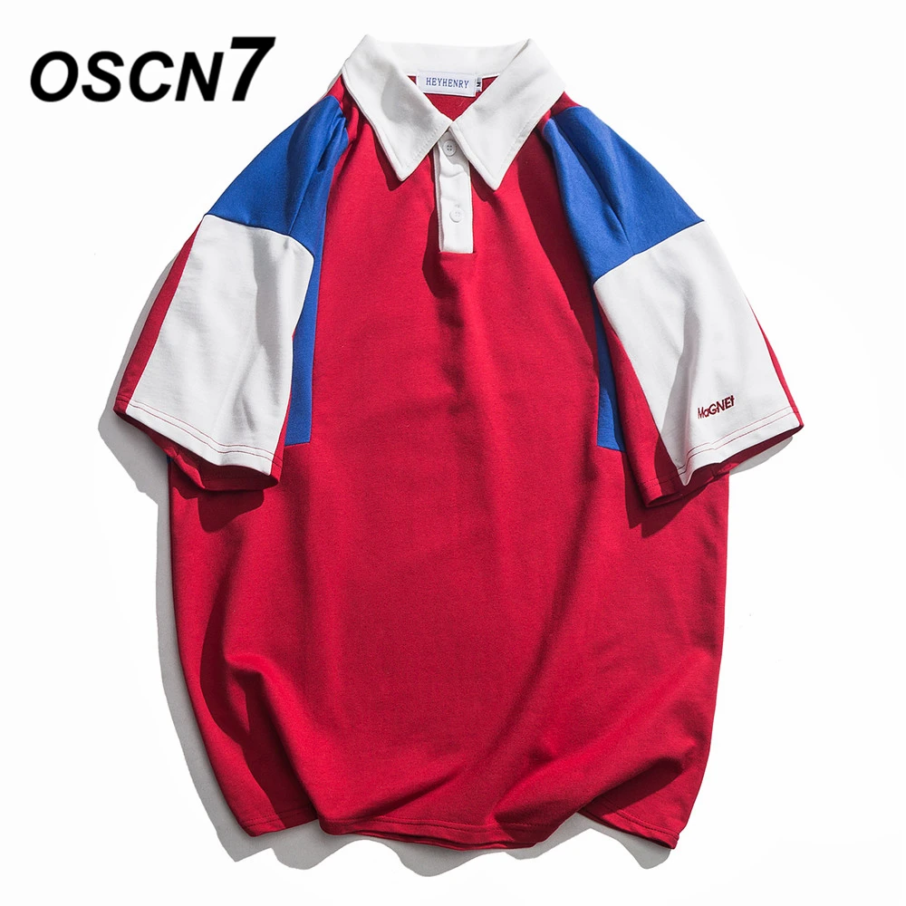 

OSCN7 2019 Plain Polo Shirt Men Streetwear 2019 Short Sleeve Polo Shirts Men Harujuku Hip Hop Casual Women Tee Tops H9072
