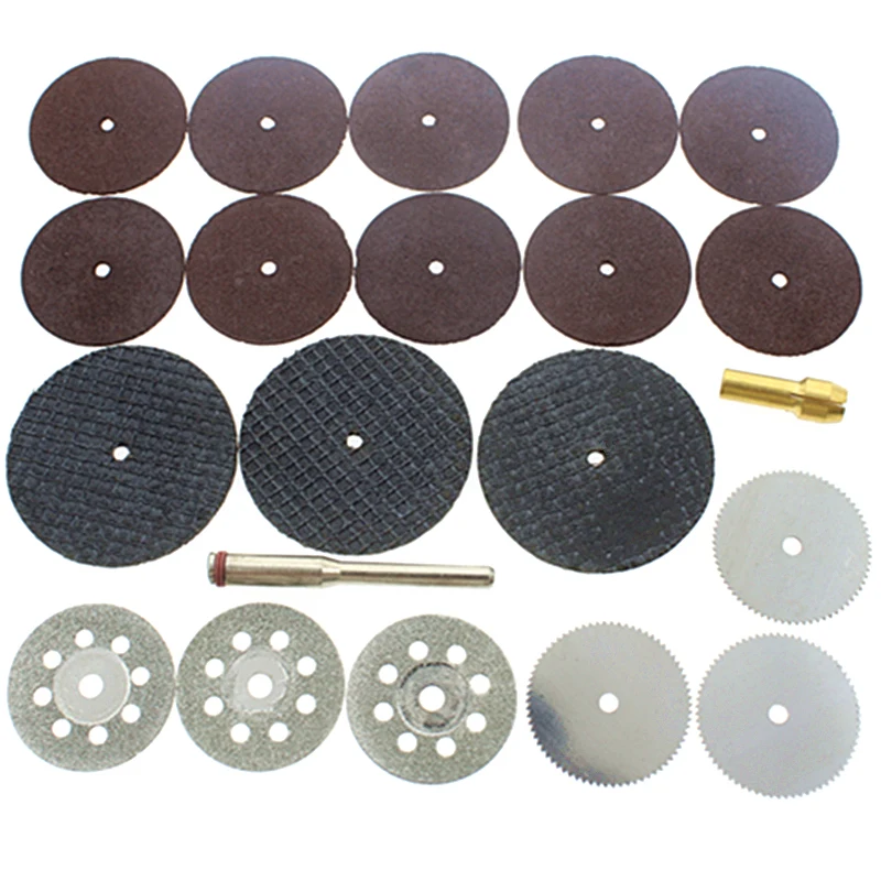 

21pc cutting kit Emery alloy cutting discs/Small toothed saw blade/Dual-network/Resin sliced/Slice link free shipping