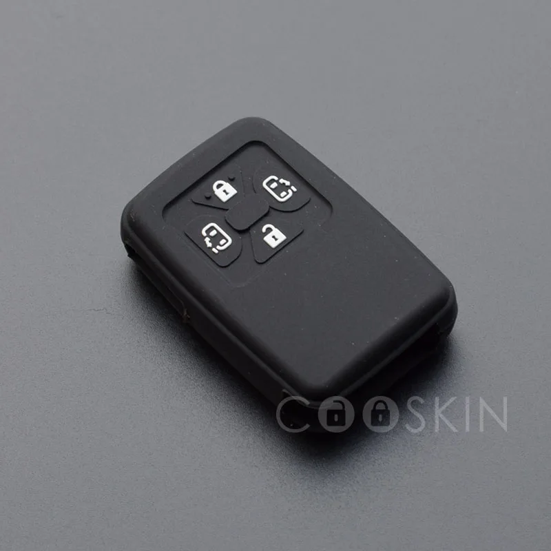 Корпус для автомобильного ключа чехол Комплект для Toyota Corolla Yaris Mark Hilux Vitz Rav4 Aqua Camry дистанционного ключа кожаная куртка 100 шт./лот - Название цвета: 100 Black