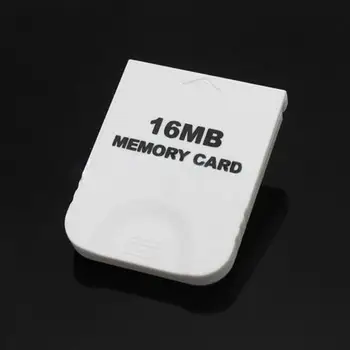 

Practical White Game 16MB Memory Card Block for Nintendo Wii Gamecube GC Game System Console For Saving Game Office Data