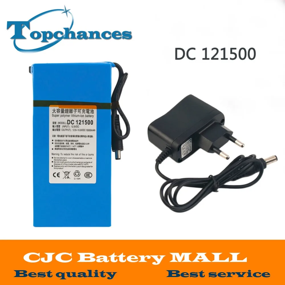 High Quality Newest Super Rechargeable Portable Lithium ion font b Battery b font DC 12V Strong