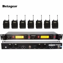 Betagear SR2050 Беспроводная система монитора UHF наушники-вкладыши беспроводные наушники 7 приемников dj звуковая система беспроводные в ухо монитор iem