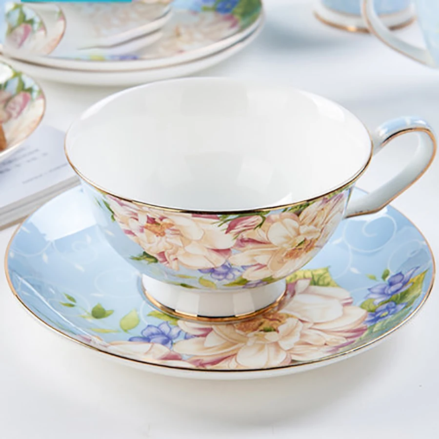 Vintage Elegant Coffee Cup Set Tea Ceramic Ceramics Fancy Tea and Coffee Set Saucer Tazas De Ceramica Creativas Set Home 5B001 Vintage Elegant Coffee Cup Set Tea Ceramic Ceramics Fancy Tea and Coffee Set Saucer Tazas De Ceramica Creativas Set Home 5B001
